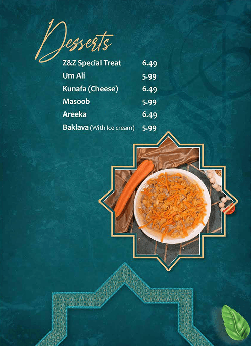 desserts